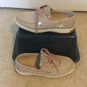 Pink Cheetah Sperry Top-Siders
